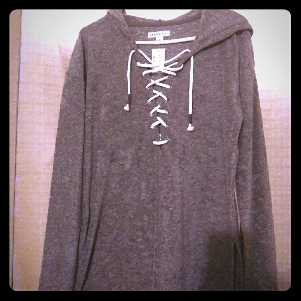 Aeropostale Grey Sweater Shirt